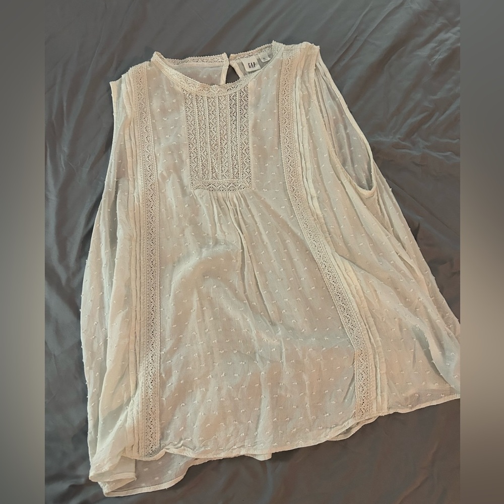 Cream tank top